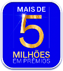 Mais de 5 milhões em prêmios